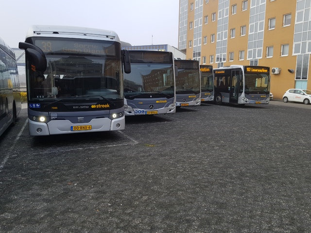 Foto van QBZ Ebusco 2.2 (12mtr) 7345 Standaardbus door treinspotter-Dordrecht-zuid