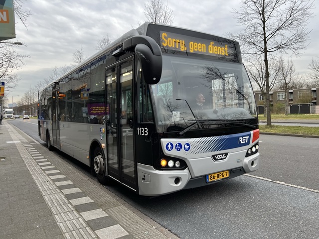 Foto van RET VDL Citea LLE-120 1133 Standaardbus door Stadsbus