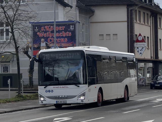 Foto van Heuel Iveco Crossway LE (13mtr) 1022 Standaardbus door Ovzuidnederland