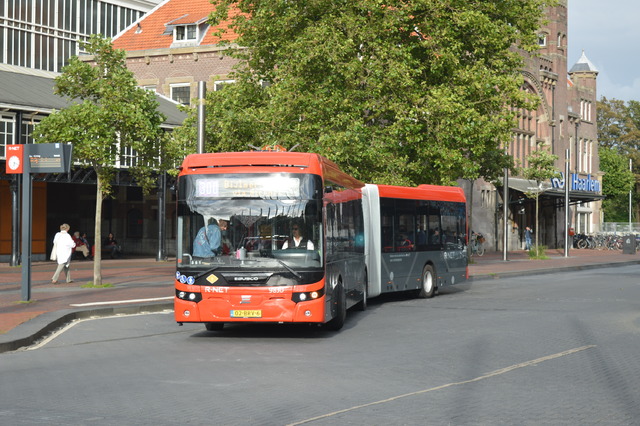 Foto van CXX Ebusco 2.2 (18mtr) 9830 Gelede bus door wyke2207