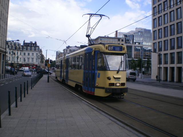 Foto van MIVB Brusselse PCC 7756 Tram door_gemaakt Perzik