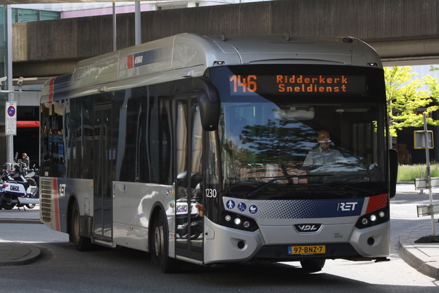 Foto van RET VDL Citea SLE-120 Hybrid 1230 Standaardbus door_gemaakt Tramspoor