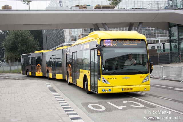 Foto van QBZ Van Hool AGG300 4209 Dubbelgelede bus door Busentrein