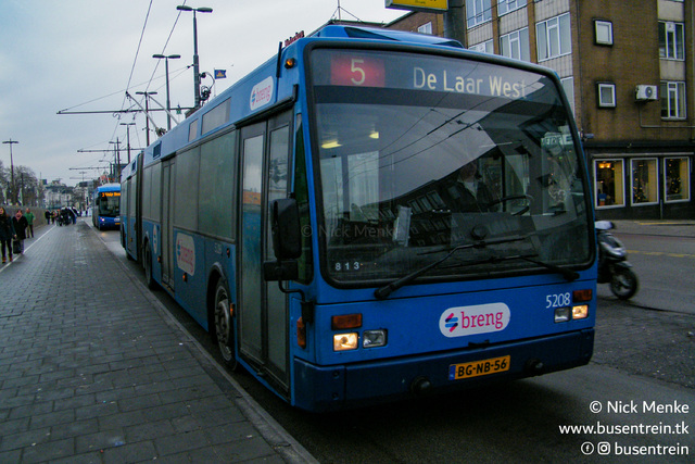 Foto van NVO Van Hool AG300T 5208 Gelede bus door Busentrein