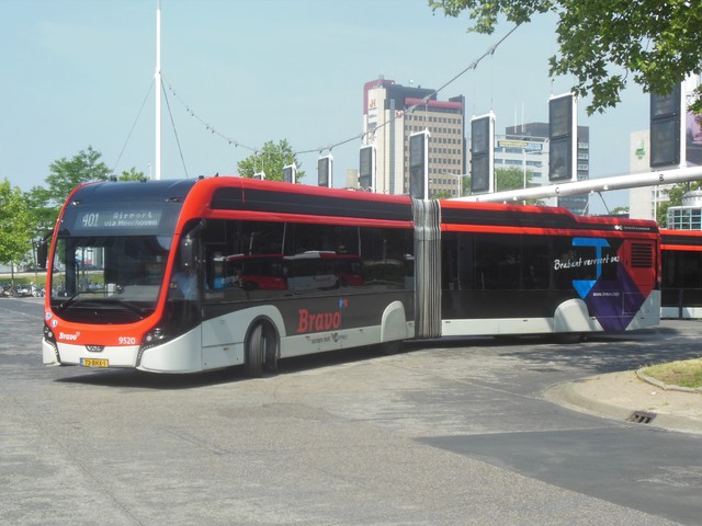 Foto van HER VDL Citea SLFA-181 Electric 9520 Gelede bus door Lijn45