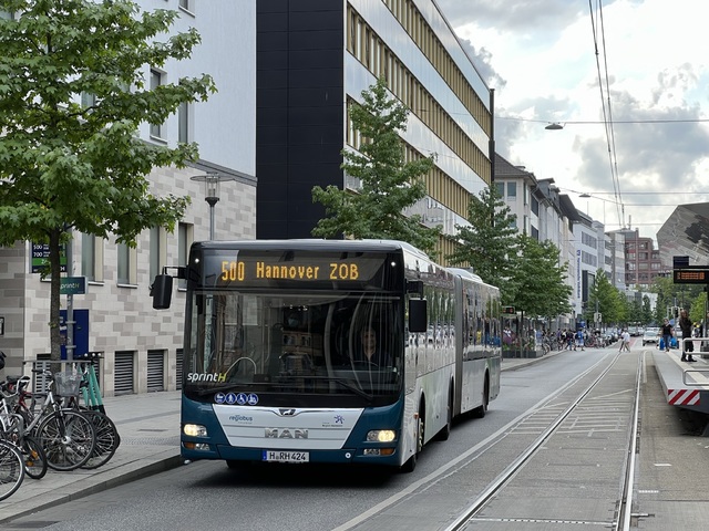 Foto van RegiobusH MAN Lion's City G 424 Gelede bus door Stadsbus