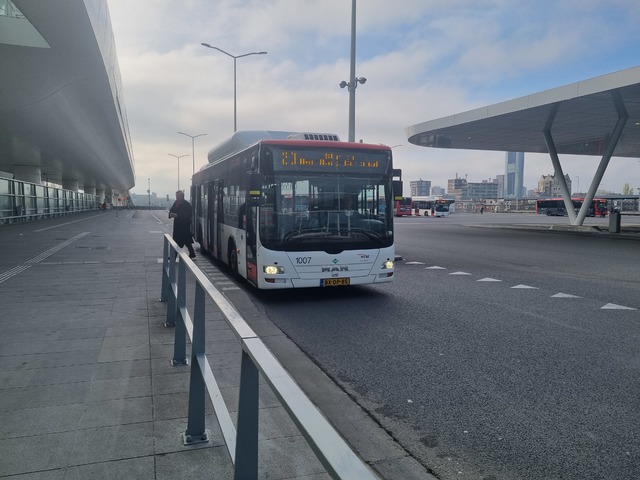 Foto van HTM MAN Lion's City CNG 1007 Standaardbus door Tramspoor