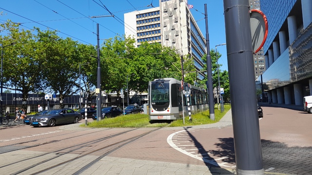 Foto van RET Rotterdamse Citadis 2107 Tram door Sneltram