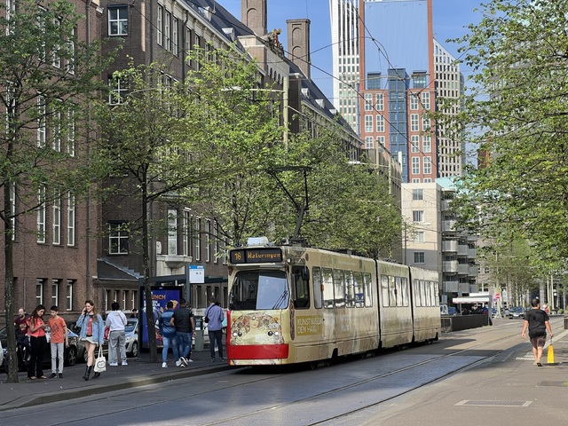Foto van HTM GTL8 3138 Tram door Stadsbus