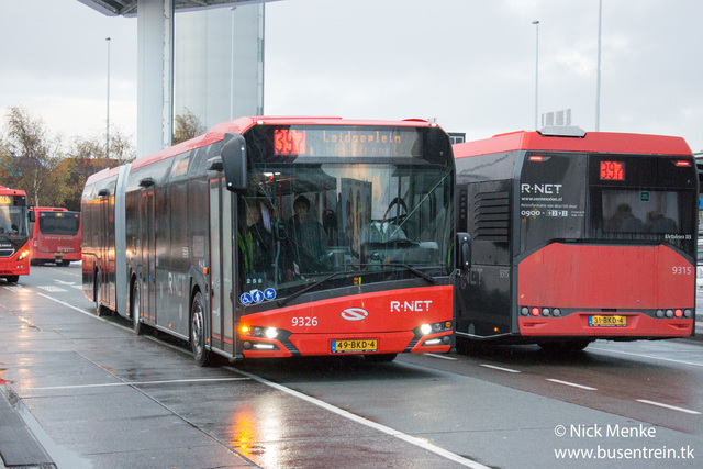 Foto van CXX Solaris Urbino 18 9326 Gelede bus door_gemaakt Busentrein