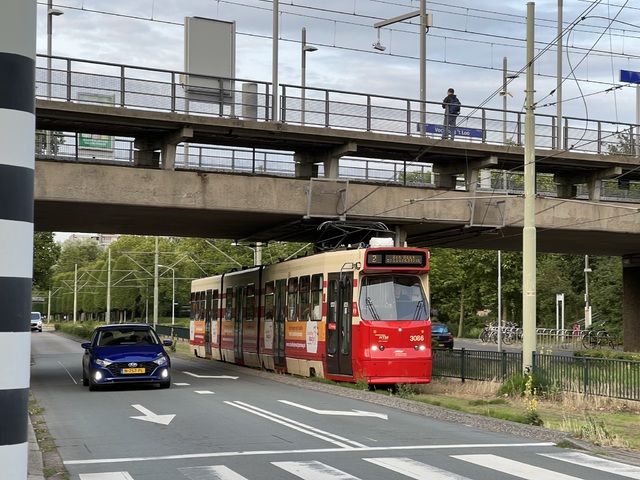 Foto van HTM GTL8 3086 Tram door Stadsbus