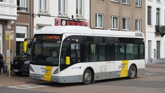 Foto van DeLijn Van Hool A308 Hybrid 5356 Midibus door WDK6761G1