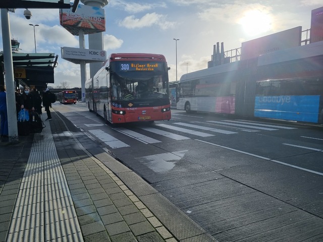 Foto van CXX Ebusco 2.2 (18mtr) 9816 Gelede bus door_gemaakt Tramspoor