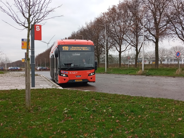 Foto van RET VDL Citea SLE-120 Hybrid 1293 Standaardbus door Sneltram