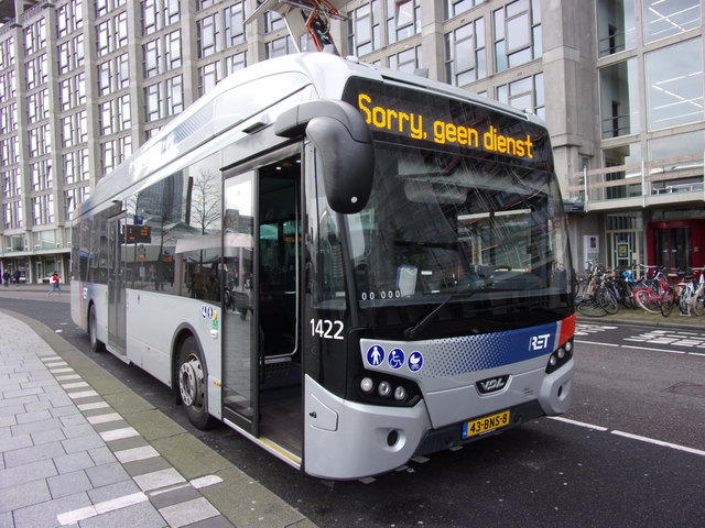Foto van RET VDL Citea SLF-120 Electric 1422 Standaardbus door_gemaakt Lijn45