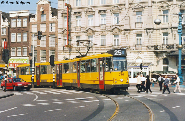 Foto van GVB 8G-tram 770 Tram door RW2014