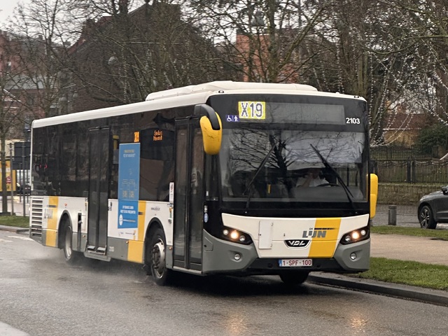 Foto van DeLijn VDL Citea SLE-120 2103 Standaardbus door Ovzuidnederland