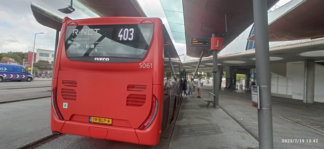 Foto van EBS Iveco Crossway LE CNG (12mtr) 5061 Standaardbus door ScaniaRGO