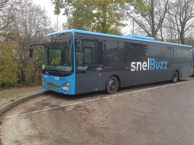 Foto van QBZ Iveco Crossway LE (13mtr) 6416 Standaardbus door_gemaakt treinspotter-Dordrecht-zuid