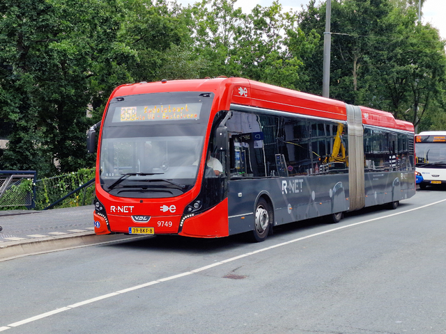 Foto van CXX VDL Citea SLFA-181 Electric BRT 9749 Gelede bus door RKlinkenberg