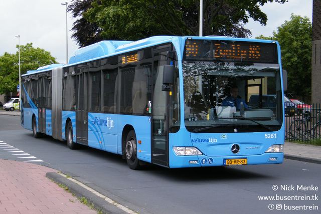 Foto van KEO Mercedes-Benz Citaro G CNG 5261 Gelede bus door_gemaakt Busentrein