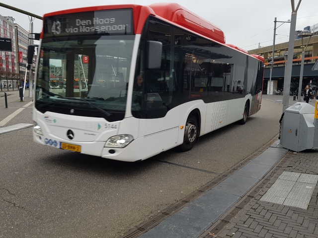 Foto van EBS Mercedes-Benz Citaro NGT Hybrid 5144 Standaardbus door treinspotter-Dordrecht-zuid