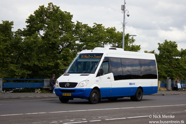 Foto van GVB Mercedes-Benz Sprinter City 18 Midibus door Busentrein
