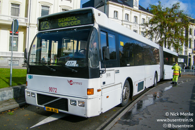 Foto van HER Berkhof Duvedec G 9072 Gelede bus door_gemaakt Busentrein