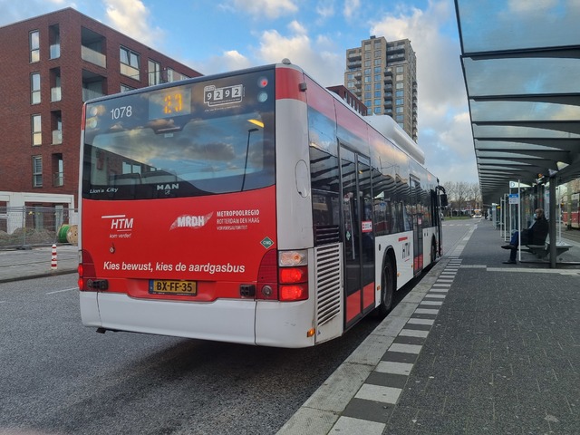 Foto van HTM MAN Lion's City CNG 1078 Standaardbus door Tramspoor