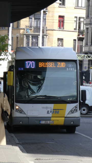 Foto van DeLijn Van Hool AG300 5191 Gelede bus door_gemaakt Delijn821