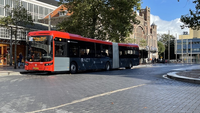 Foto van CXX Ebusco 2.2 (18mtr) 9803 Gelede bus door SteefAchterberg