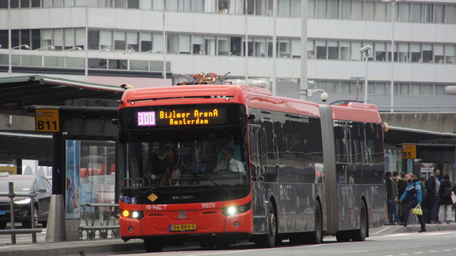 Foto van CXX Ebusco 2.2 (18mtr) 9809 Gelede bus door WartenHoofdstraat
