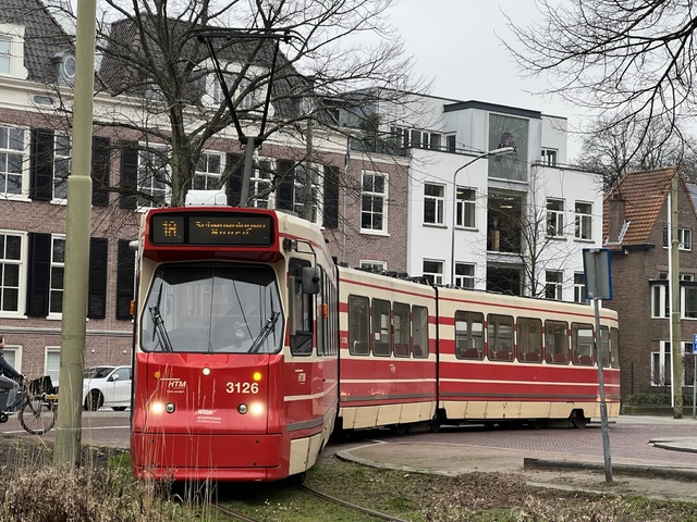Foto van HTM GTL8 3126 Tram door Stadsbus