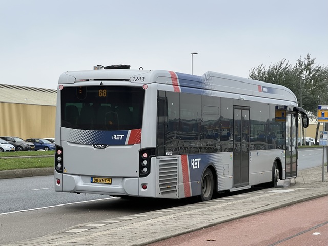 Foto van RET VDL Citea SLE-120 Hybrid 1243 Standaardbus door Stadsbus