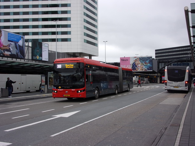 Foto van CXX Ebusco 2.2 (18mtr) 9807 Gelede bus door_gemaakt Lijn45