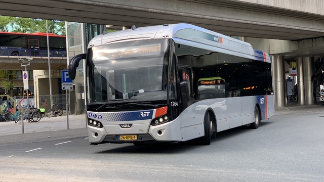 Foto van RET VDL Citea SLE-120 Hybrid 1264 Standaardbus door BusDordrecht2003