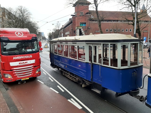 Foto van EMTA Blauwe Wagen 464 Tram door vrijgezel