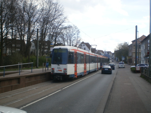 Foto van MoBiel Stadtbahnwagen M/N 8 526 Tram door_gemaakt Perzik