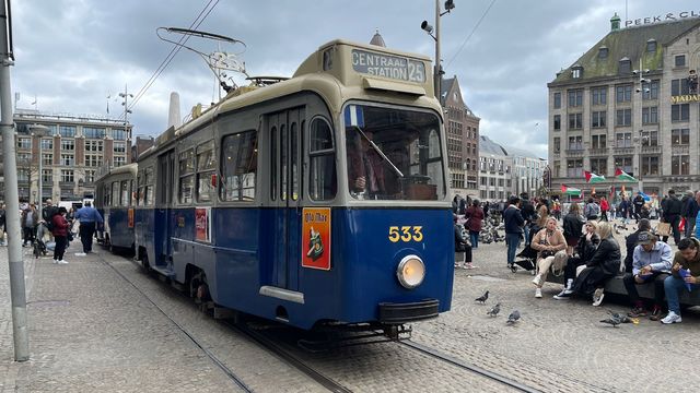 Foto van EMTA Amsterdamse drieasser 533 Tram door_gemaakt SteefAchterberg