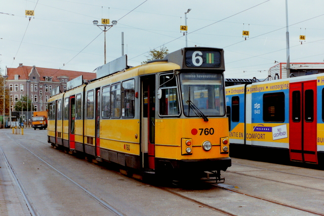 Foto van GVB 8G-tram 760 Tram door_gemaakt CN6635