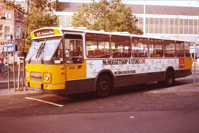 Foto van NZH DAF MB200 8195 Standaardbus door wyke2207