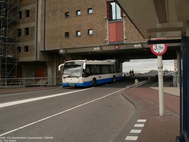Foto van GVB Berkhof Jonckheer 103 Standaardbus door tsov