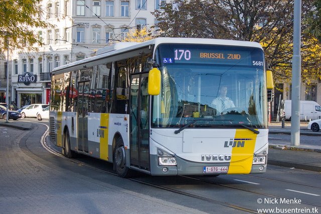 Foto van DeLijn Iveco Crossway LE (12mtr) 5681 Standaardbus door_gemaakt Busentrein