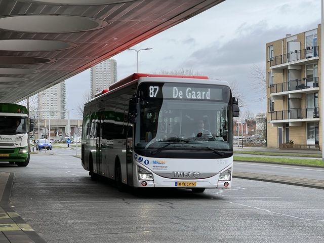 Foto van EBS Iveco Crossway LE CNG (12mtr) 5078 Standaardbus door Stadsbus