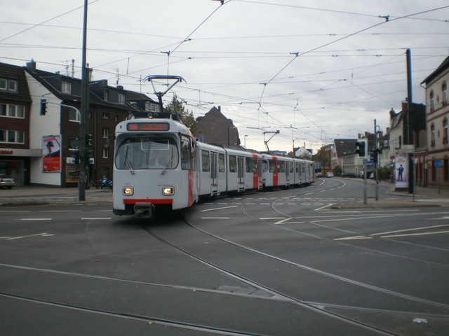 Foto van Rheinbahn GT8S 3212 Tram door_gemaakt Perzik