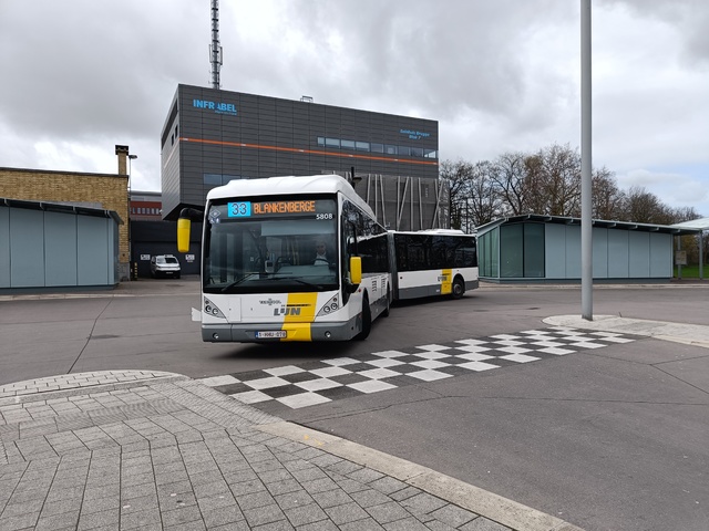 Foto van DeLijn Van Hool AG300 5808 Gelede bus door_gemaakt BusfanTom