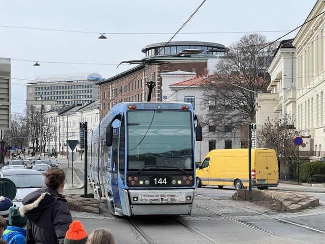 Foto van Sporveien SL95 144 Tram door_gemaakt Stadsbus