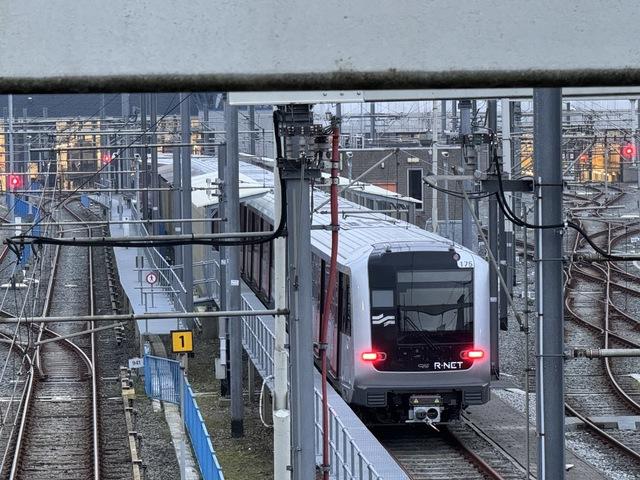Foto van GVB M7 175 Metro door_gemaakt Stadsbus