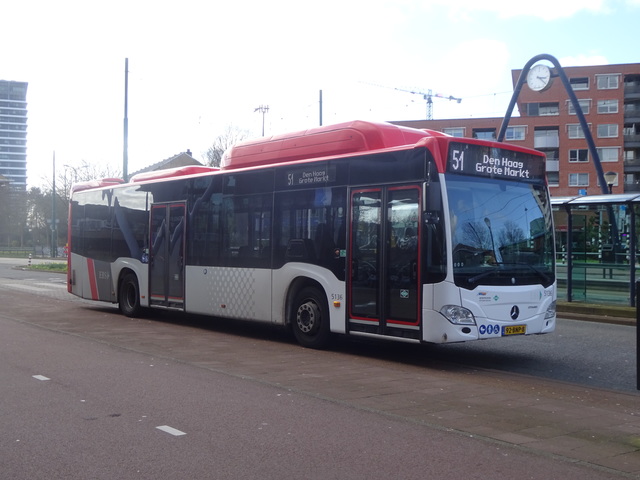 Foto van EBS Mercedes-Benz Citaro NGT Hybrid 5136 Standaardbus door Rotterdamseovspotter