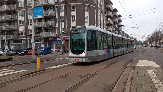 Foto van RET Rotterdamse Citadis 2105 Tram door KalilNieuw2008